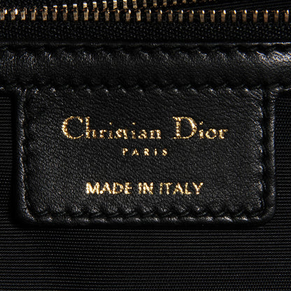 Christian Dior Lambskin Cannage Small Dior Soft Shopping Tote Black 6 of 8