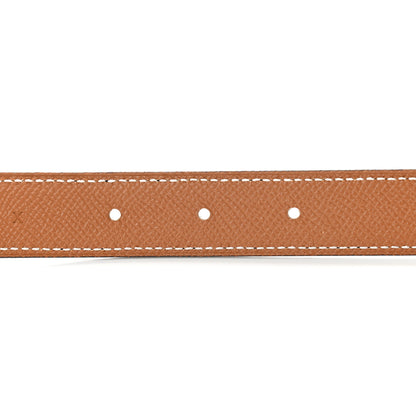 Hermes Swift Epsom 24mm Mini Belt 85 Black Gold 7 of 8