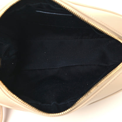 Saint Laurent Calfskin Matelasse Monogram Lou Camera Bag Ivory Natural 4 of 9