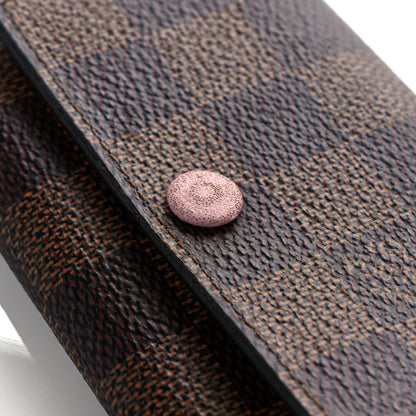 Louis Vuitton Damier Ebene Multicles 6 Key Holder Rose Ballerine 10 of 11