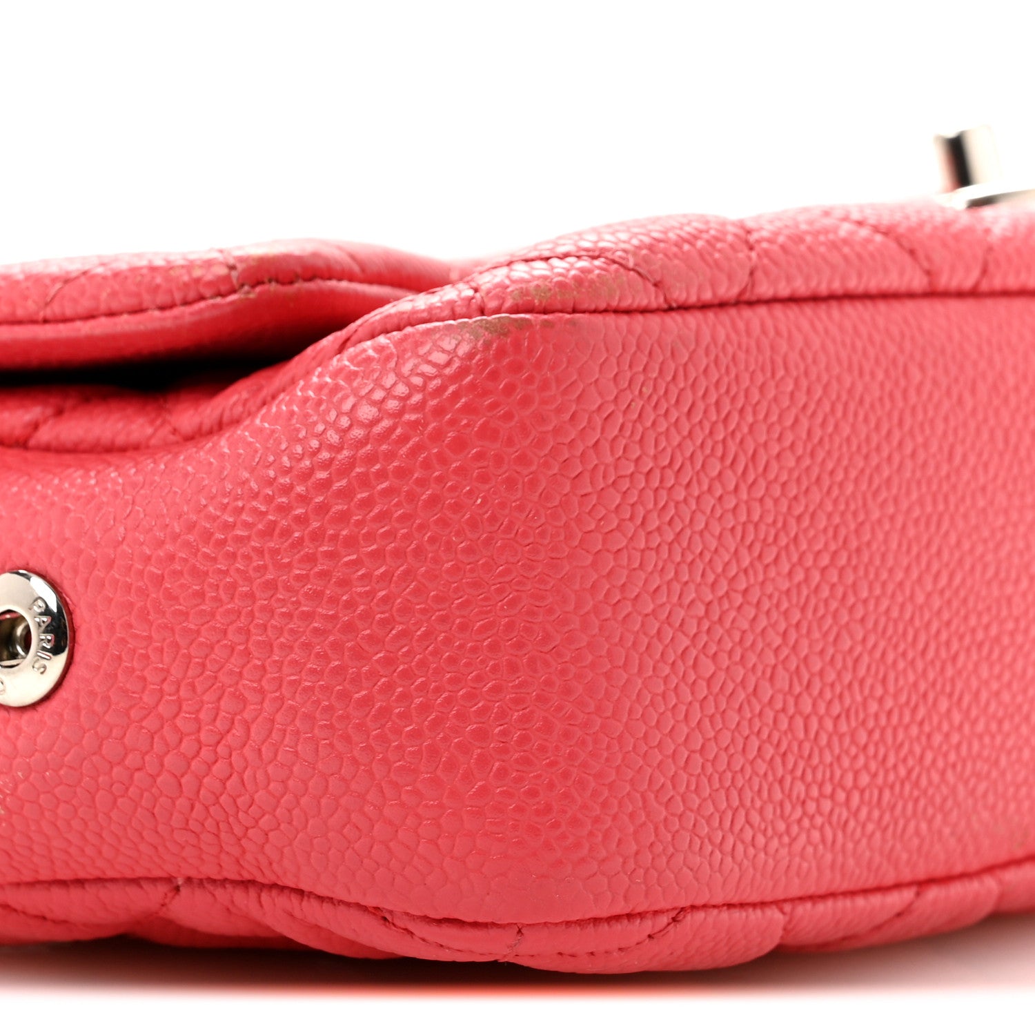 Chanel Caviar Quilted Medium Easy Flap Coral 9 of 16
