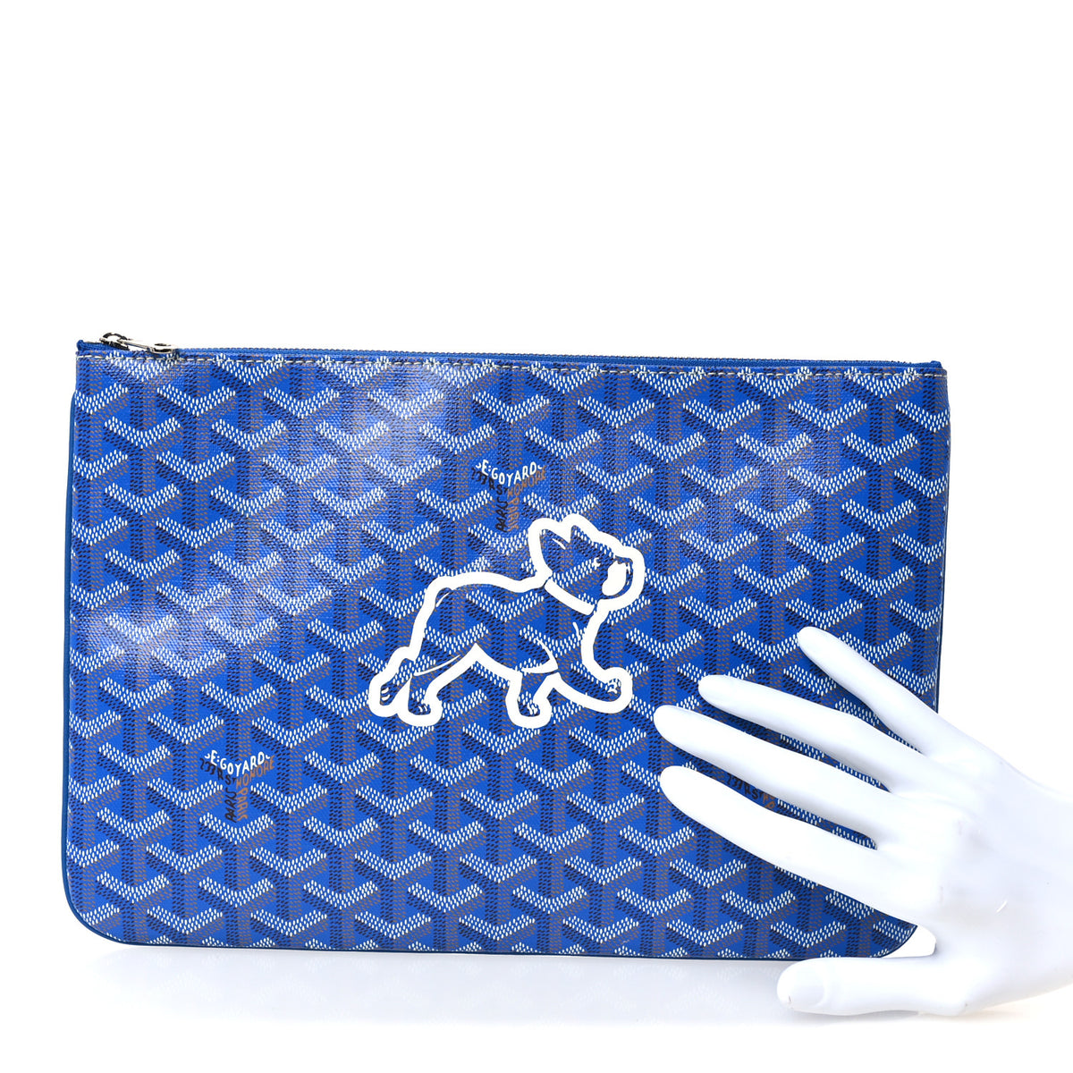 Goyardine Senat Pochette MM Sky Blue