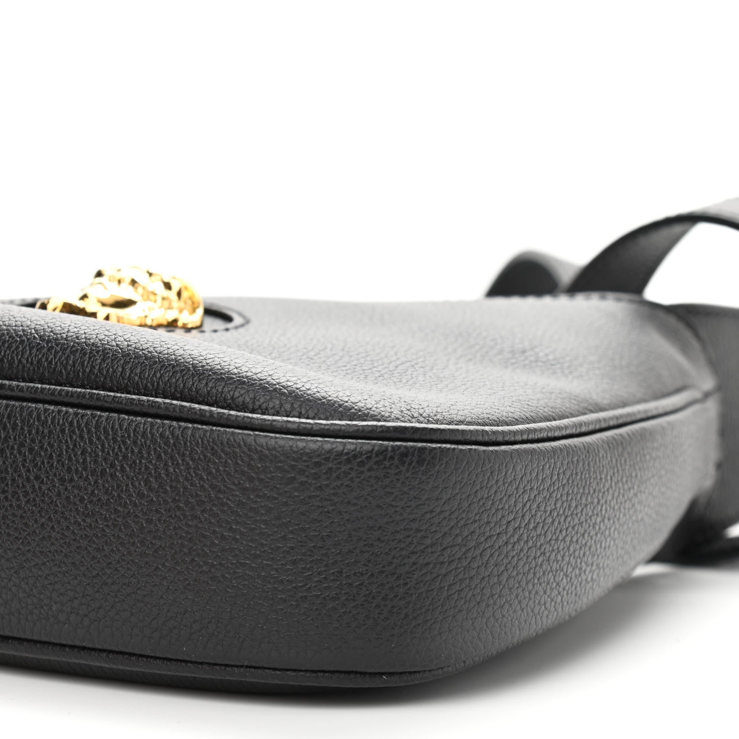 Versace Calfskin La Medusa Small Hobo Crossbody Black 9 of 9