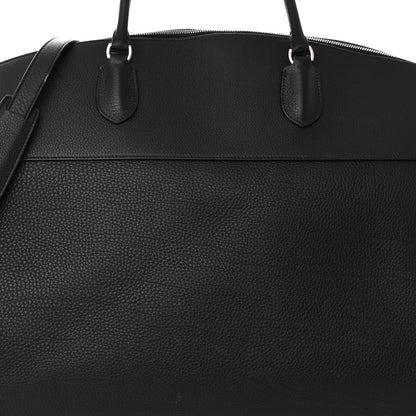 The Row Grained Calfskin George XL Duffle Bag Black 7 of 10
