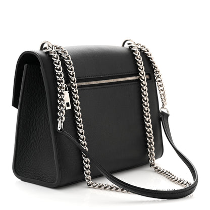 Louis Vuitton Soft Calfskin My Lockme Chain Bag BB Black 3 of 9
