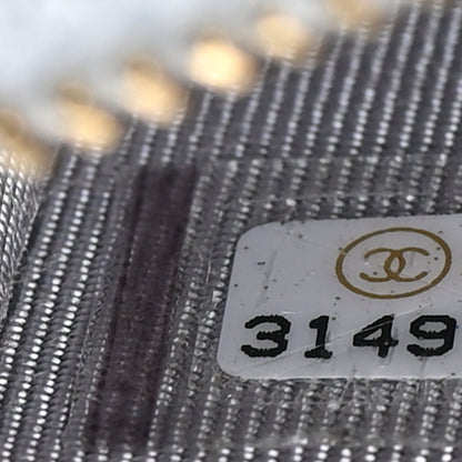 Chanel Caviar Quilted Zip Coin Purse Grey 7 of 7