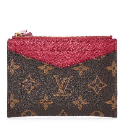 Louis Vuitton Monogram Zipped Card Holder Fuchsia 1 of 6