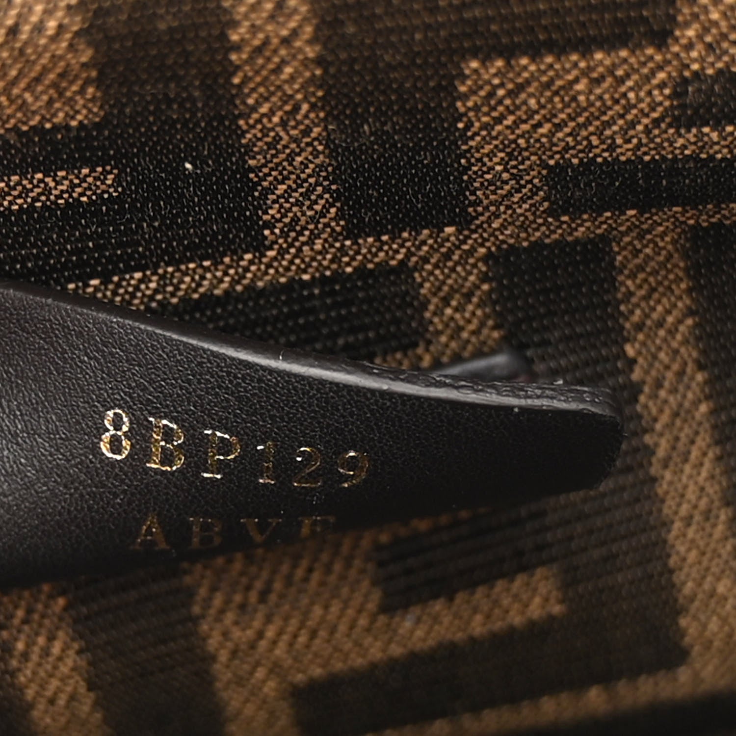 Fendi Shiny Nappa Small Fendi First Black 7 of 11