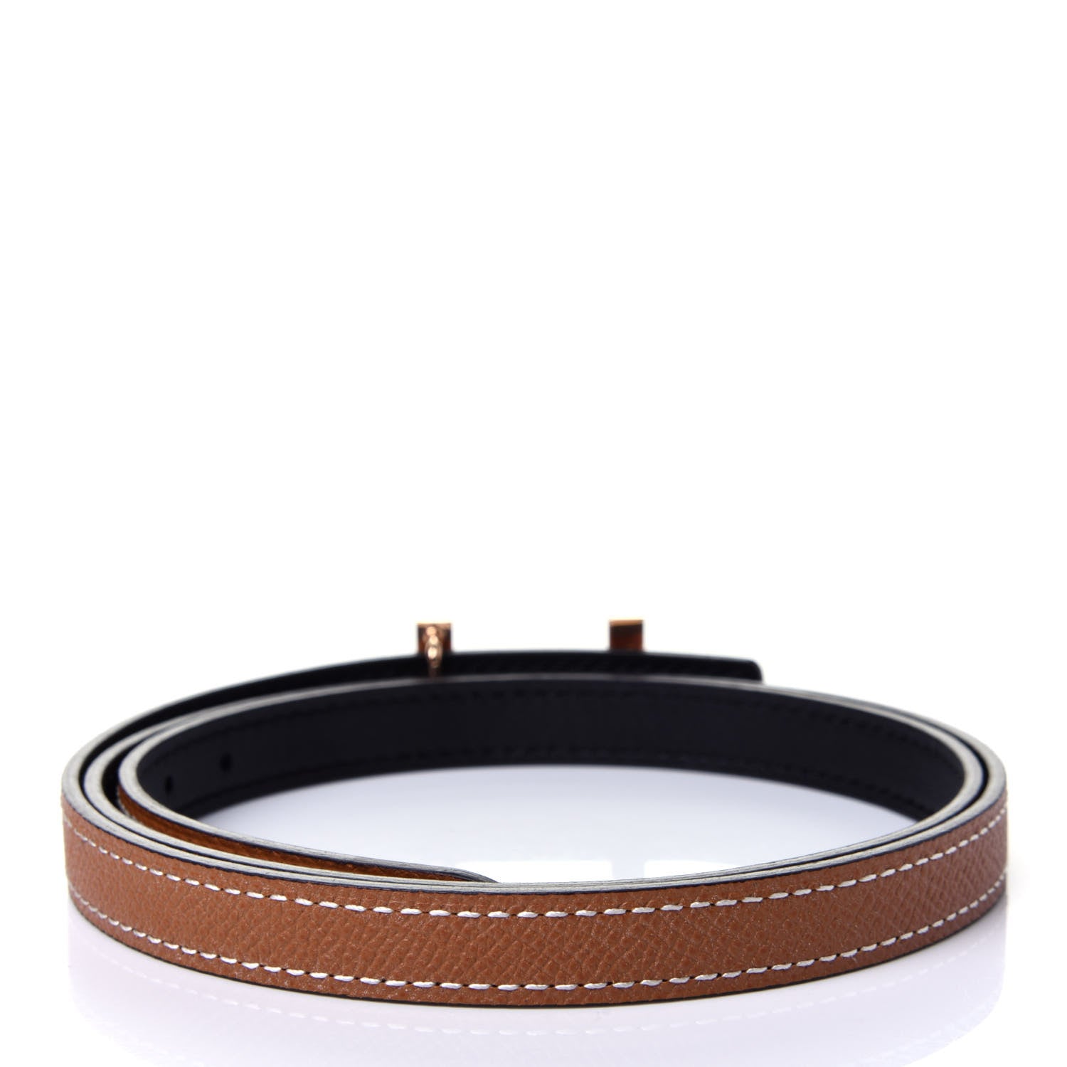 Hermes Swift Epsom 13mm Focus Belt H Belt 80 Black Gold 2 of 5