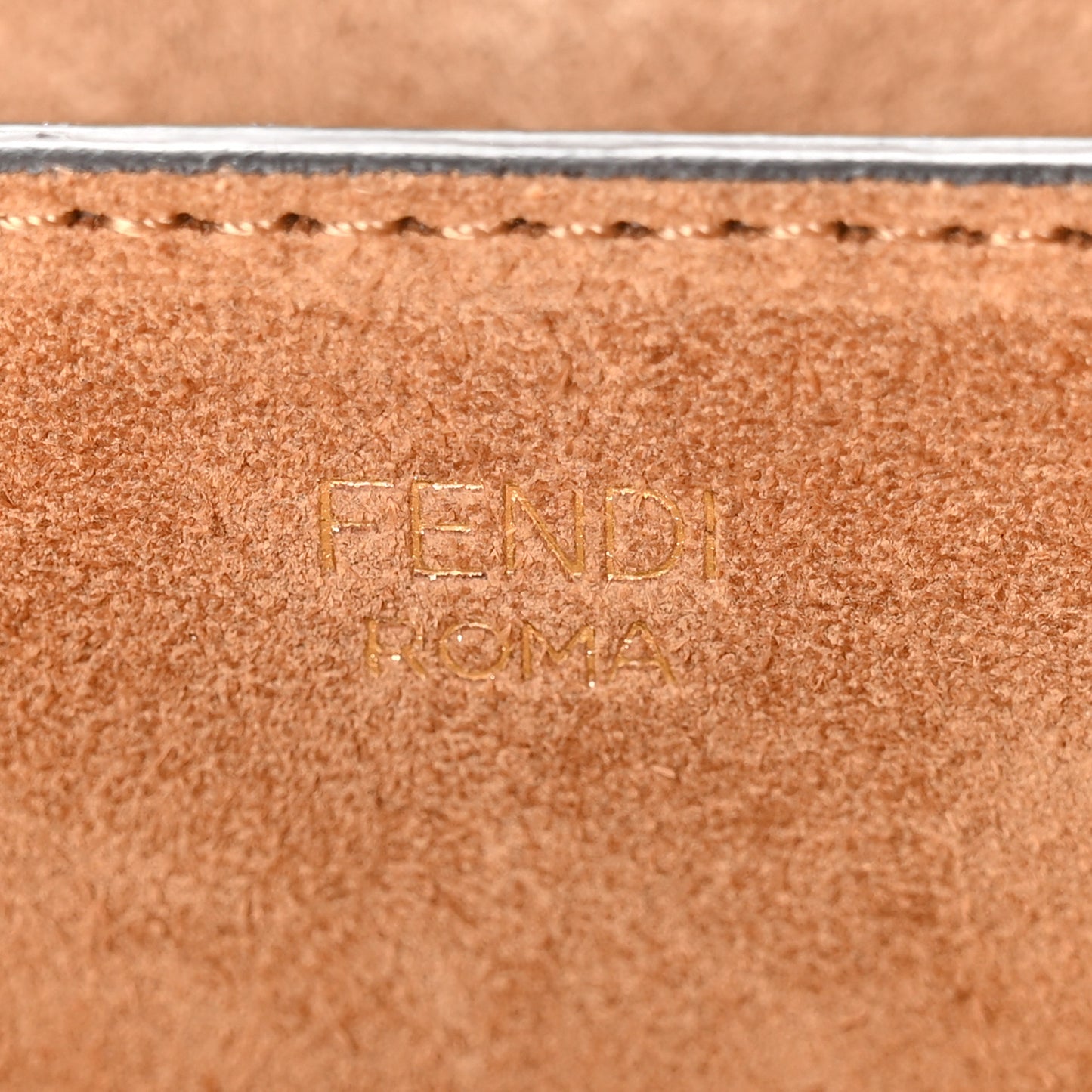 Vitello King Luxor Fendi Touch Shoulder Bag Caramello