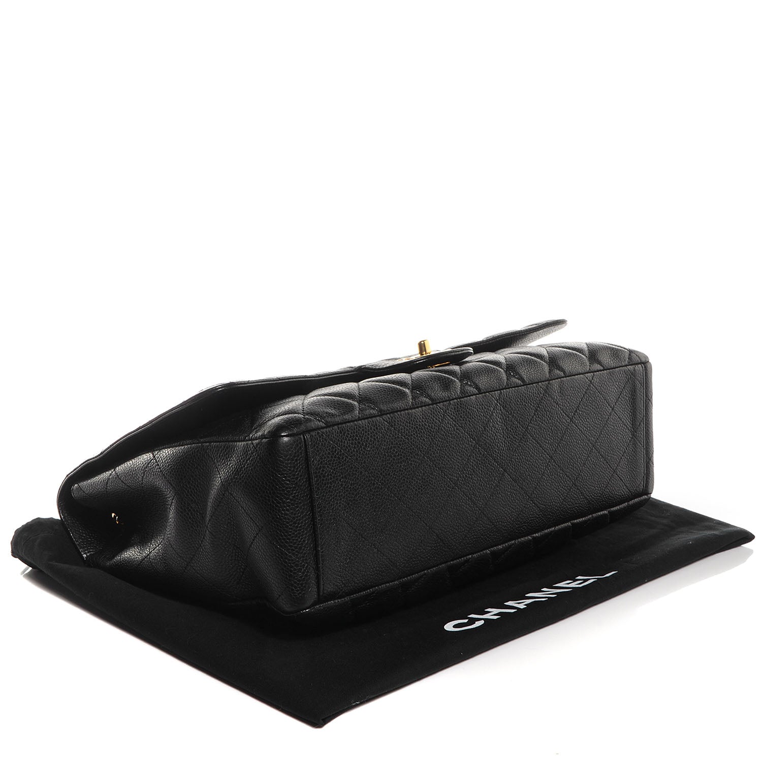 Chanel Caviar Maxi Single Flap Black 4 of 8