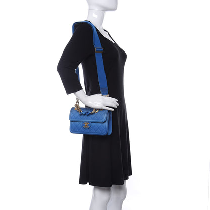Chanel Caviar Quilted Small Sunset On The Sea Flap Blue 2 of 10