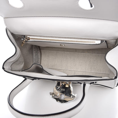Versace Calfskin Medium Palazzo Empire Bag White 5 of 12