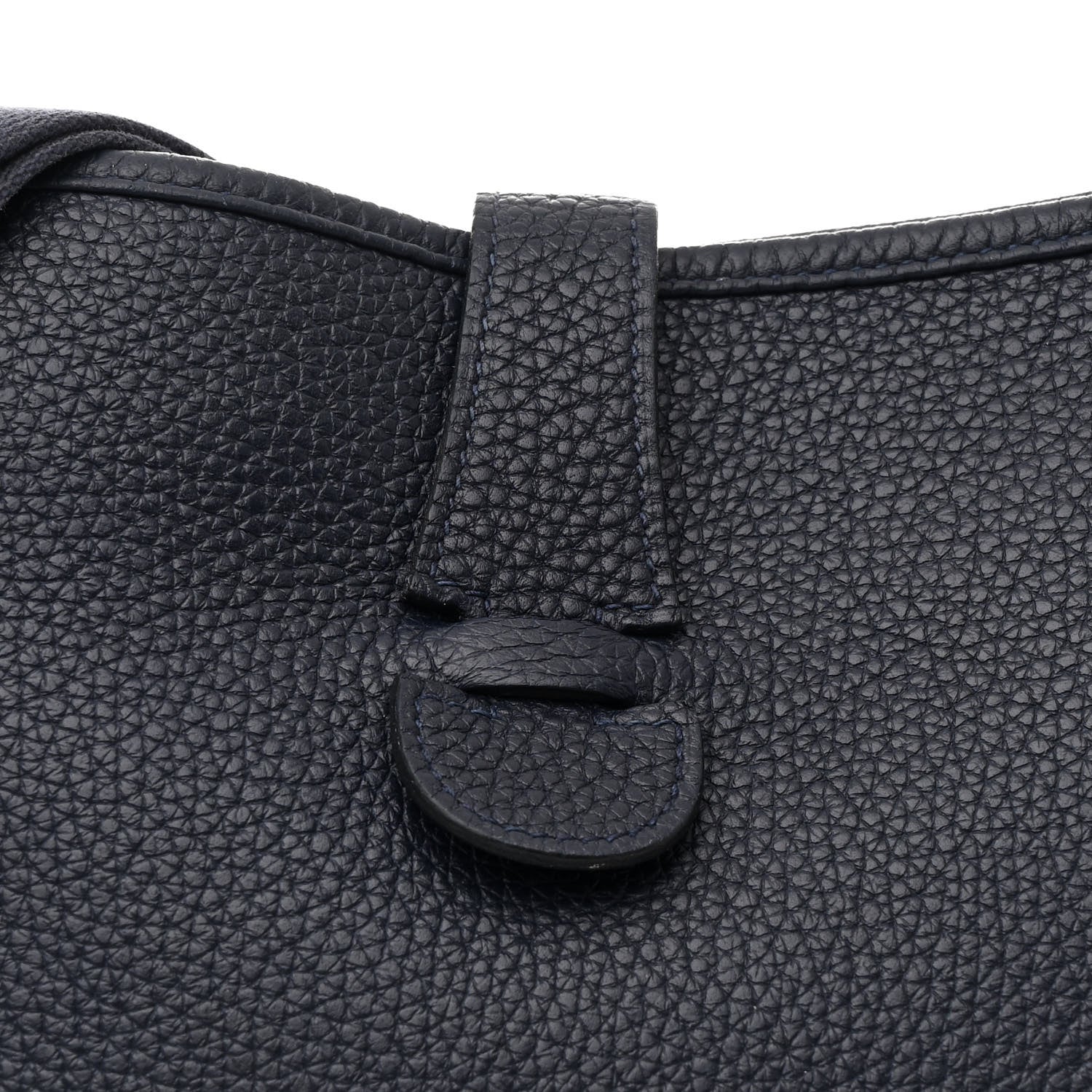 Hermes Taurillon Clemence Evelyne III GM Bleu Nuit 8 of 11