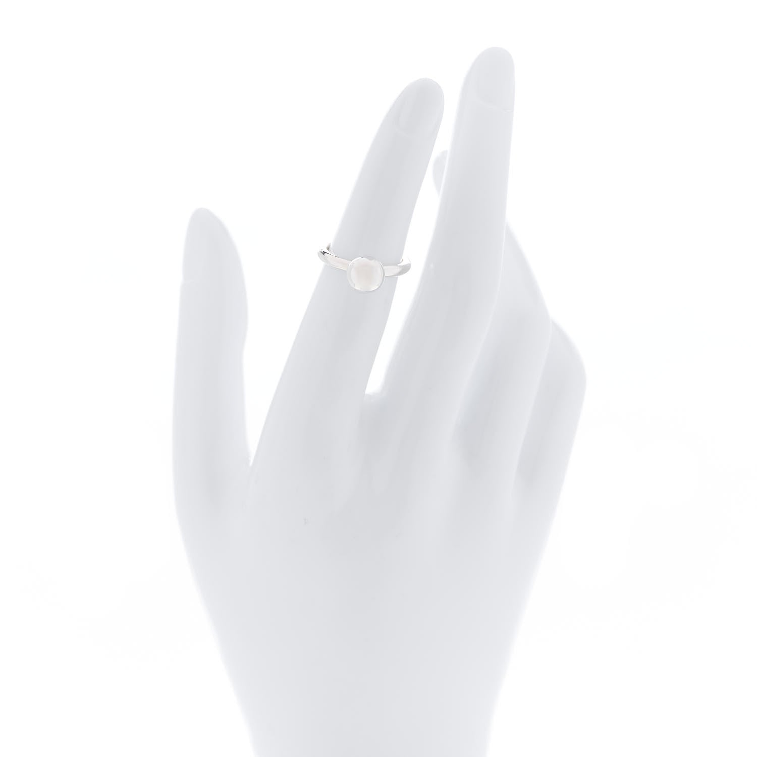 Tiffany Sterling Silver 8mm Hardwear Ball Ring 47 4.25 2 of 5