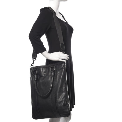 Burberry Grainy Calfskin Tote Black 3 of 17