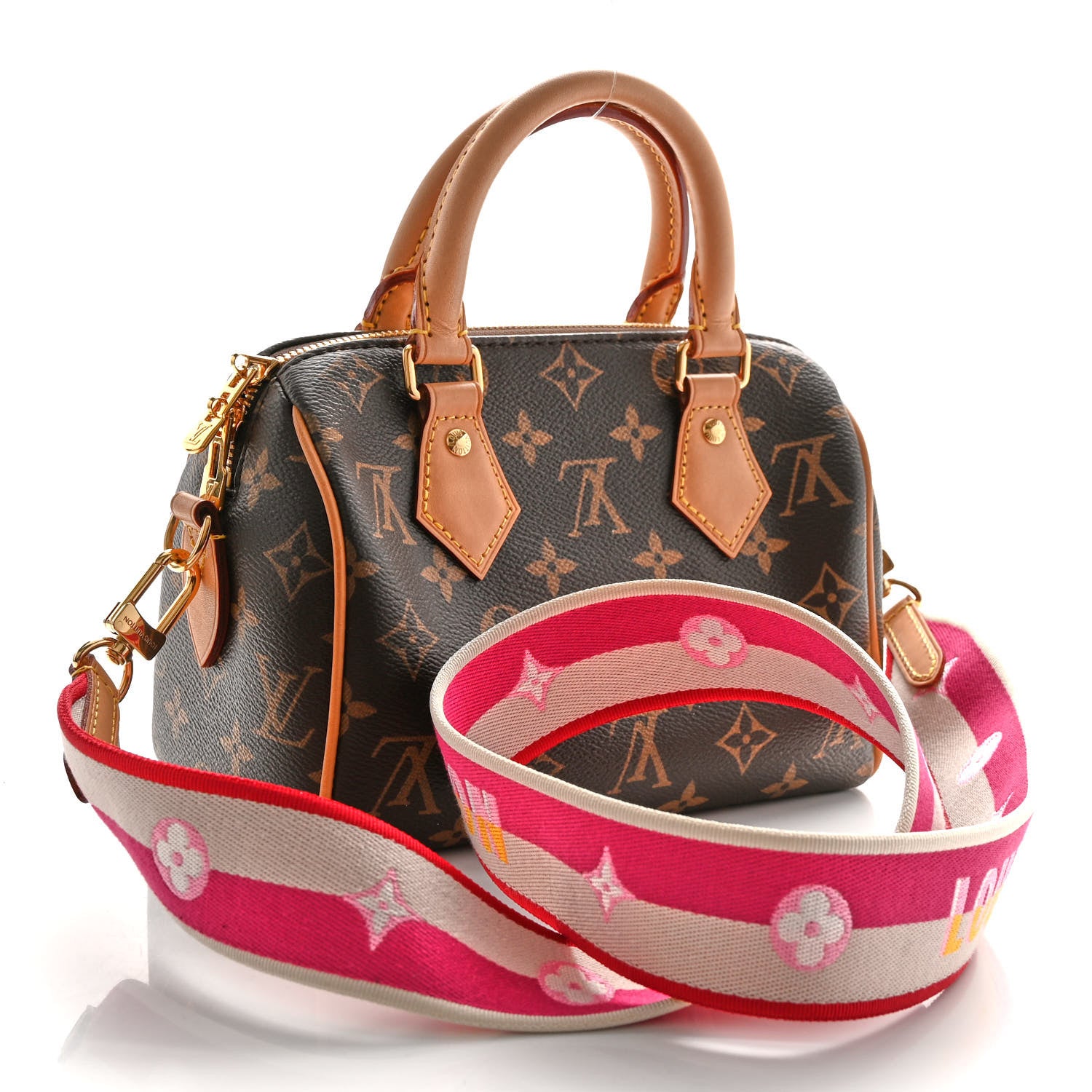 Louis Vuitton Monogram Speedy Bandouliere 20 Fuchsia 3 of 9