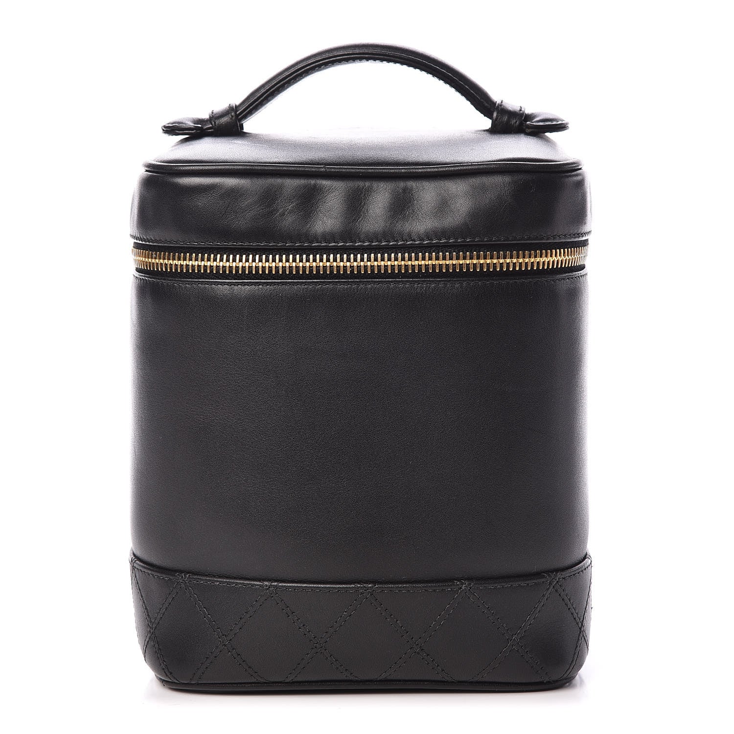 Chanel Lambskin Vanity Cosmetic Case Black 1 of 14
