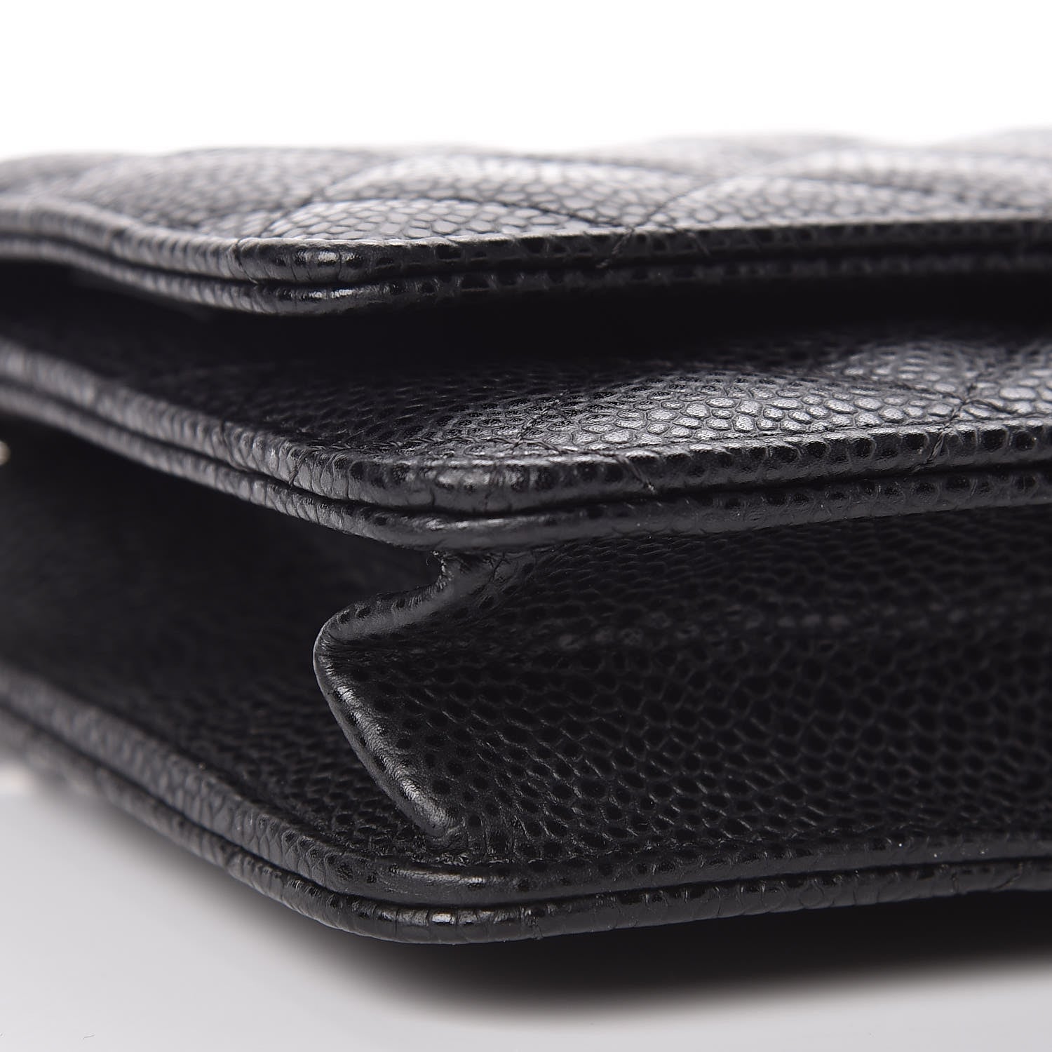 Chanel Caviar Quilted Wallet On Chain WOC Black 9 of 11