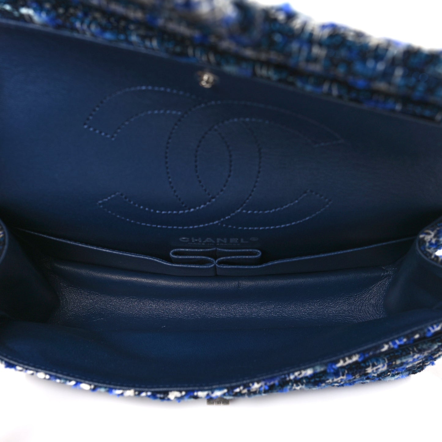 Tweed Quilted 2.55 Reissue 225 Flap Blue