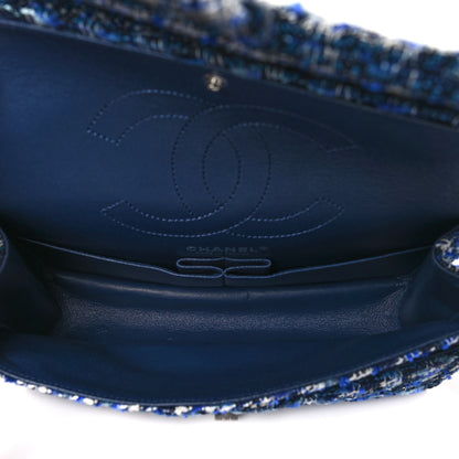 Chanel Tweed Quilted 2.55 Reissue 225 Flap Blue 5 of 10