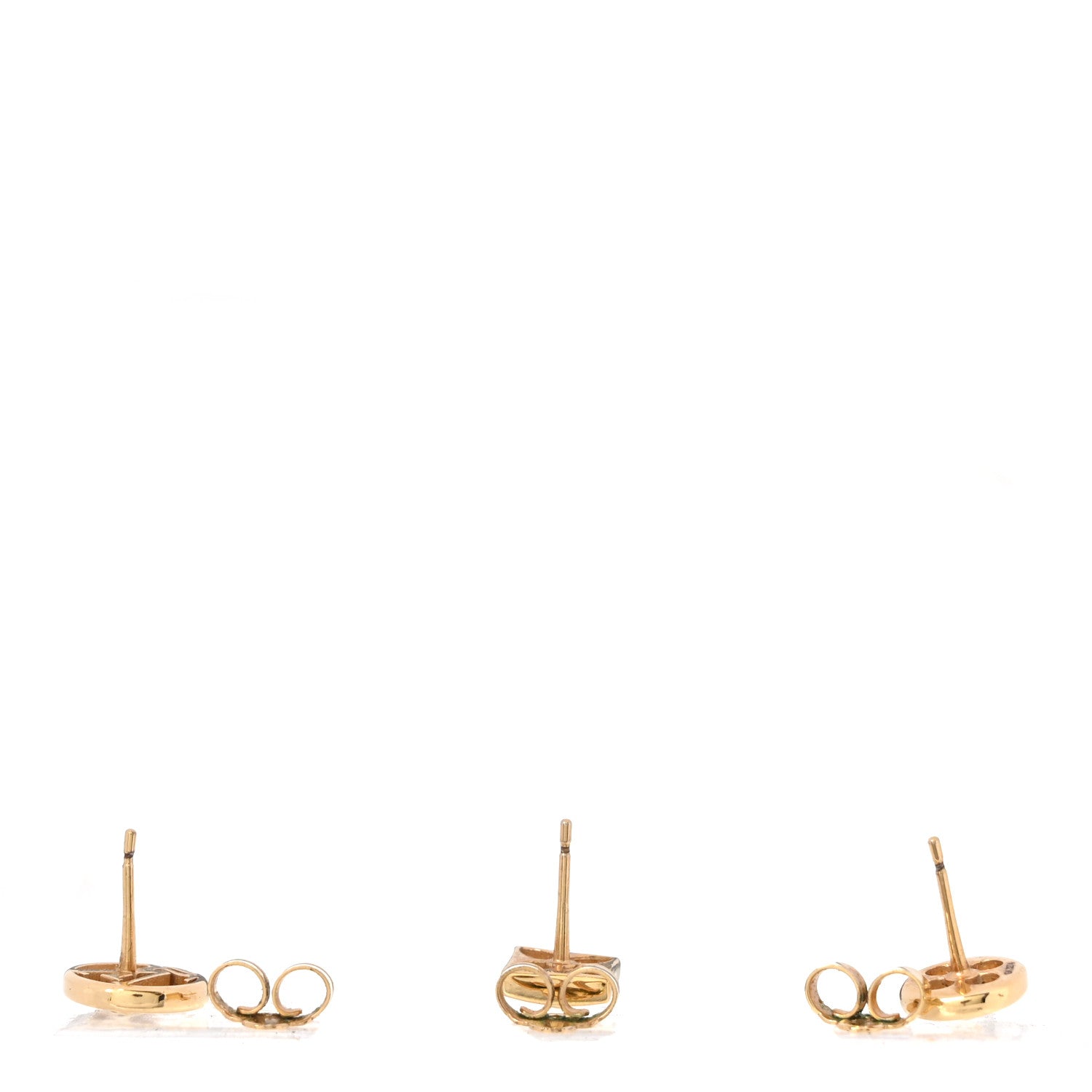 Louis Vuitton Metal Crazy In Lock Earrings Set Gold 3 of 4