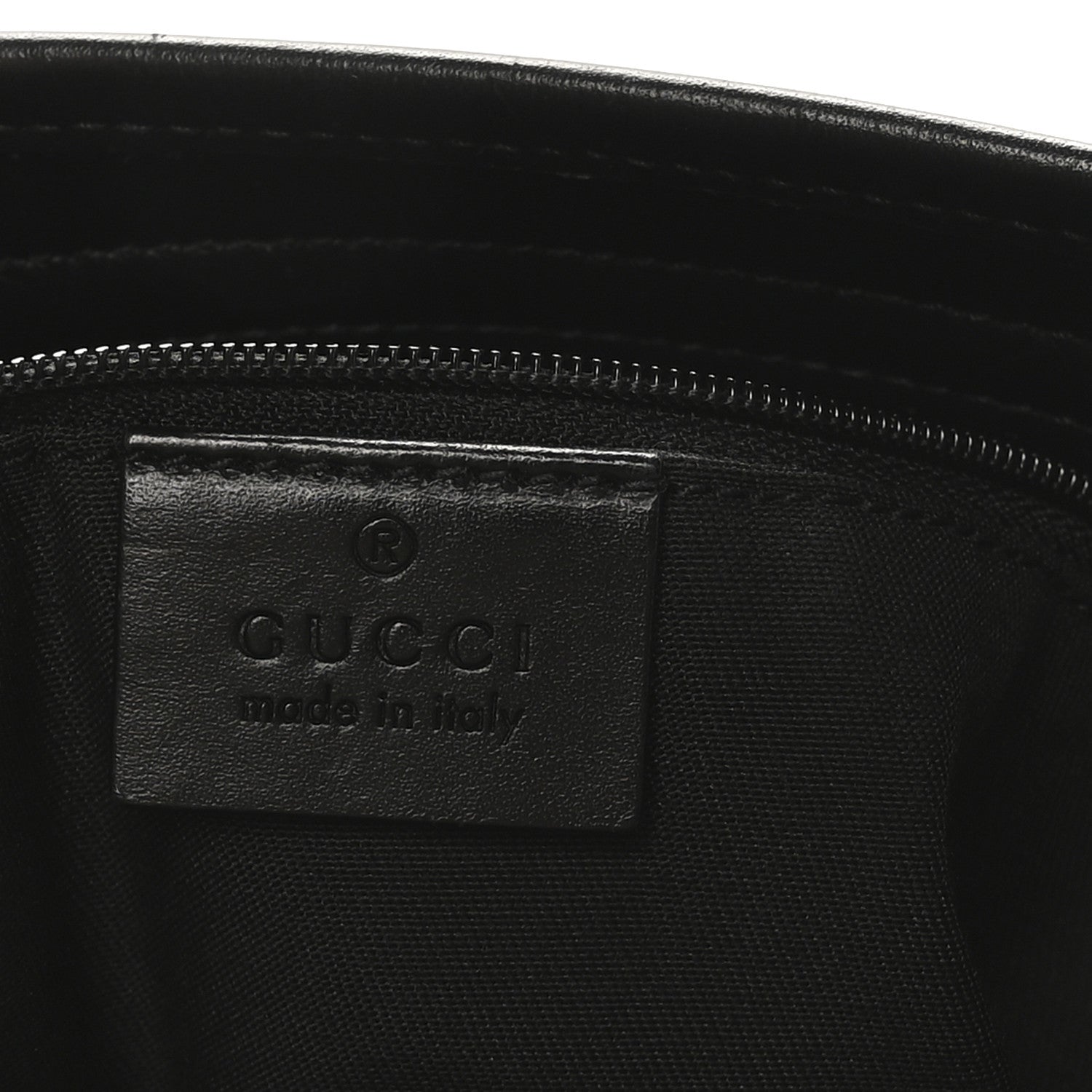 Gucci GG Monogram Web Flat Messenger Bag Black 6 of 10