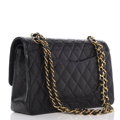 Chanel Caviar Quilted Medium Double Flap Black 4 of 10