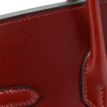 Hermes Box Birkin Sellier 25 Rouge H 12 of 13
