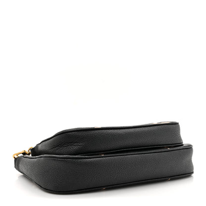 Louis Vuitton Empreinte Monogram Giant Multi Pochette Accessories Black Beige 4 of 14