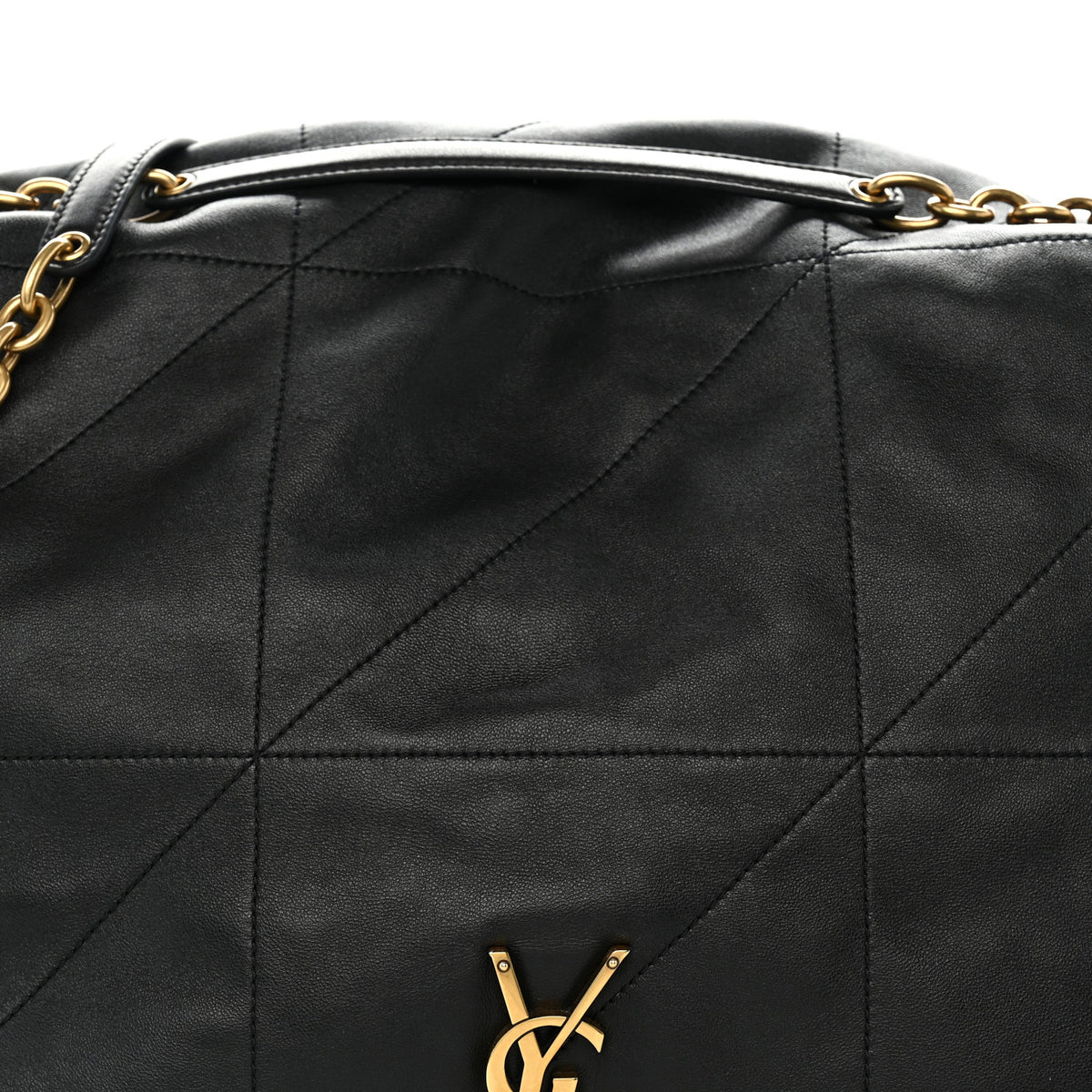Saint Laurent Lambskin Matelasse Monogram Large Jamie 4.3 Black 8 of 10