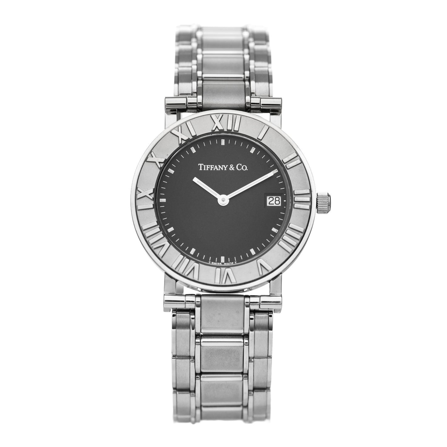 Stainless Steel 33mm Atlas Quartz Watch Black