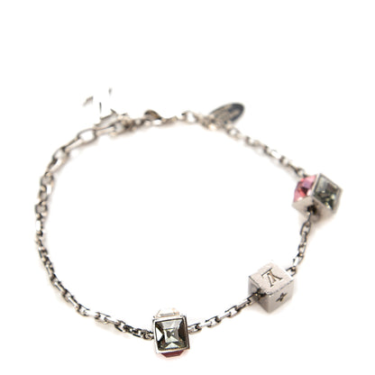 Louis Vuitton Swarovski Gamble Damier Bracelet Silver 1 of 3
