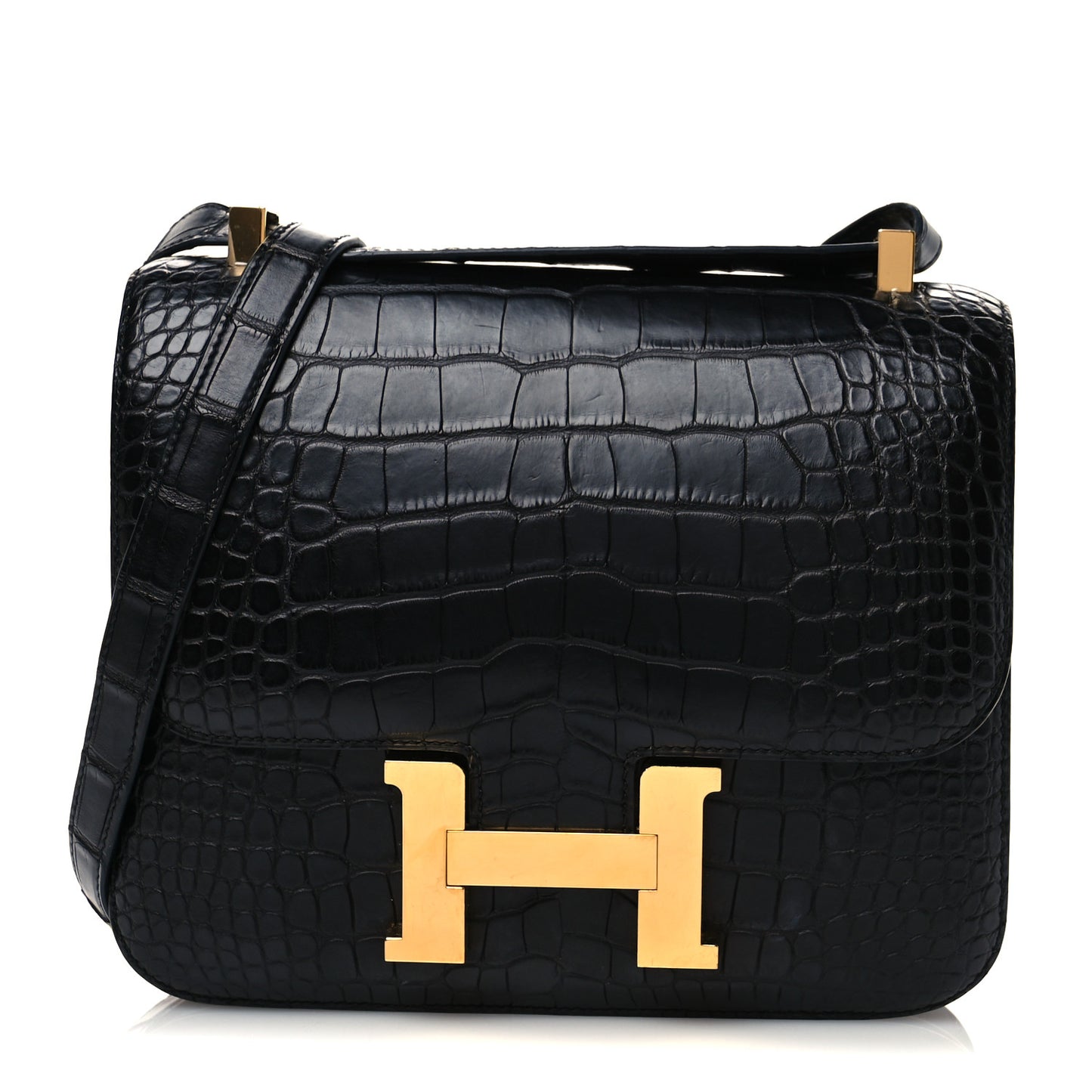Matte Alligator Constance 24 Black
