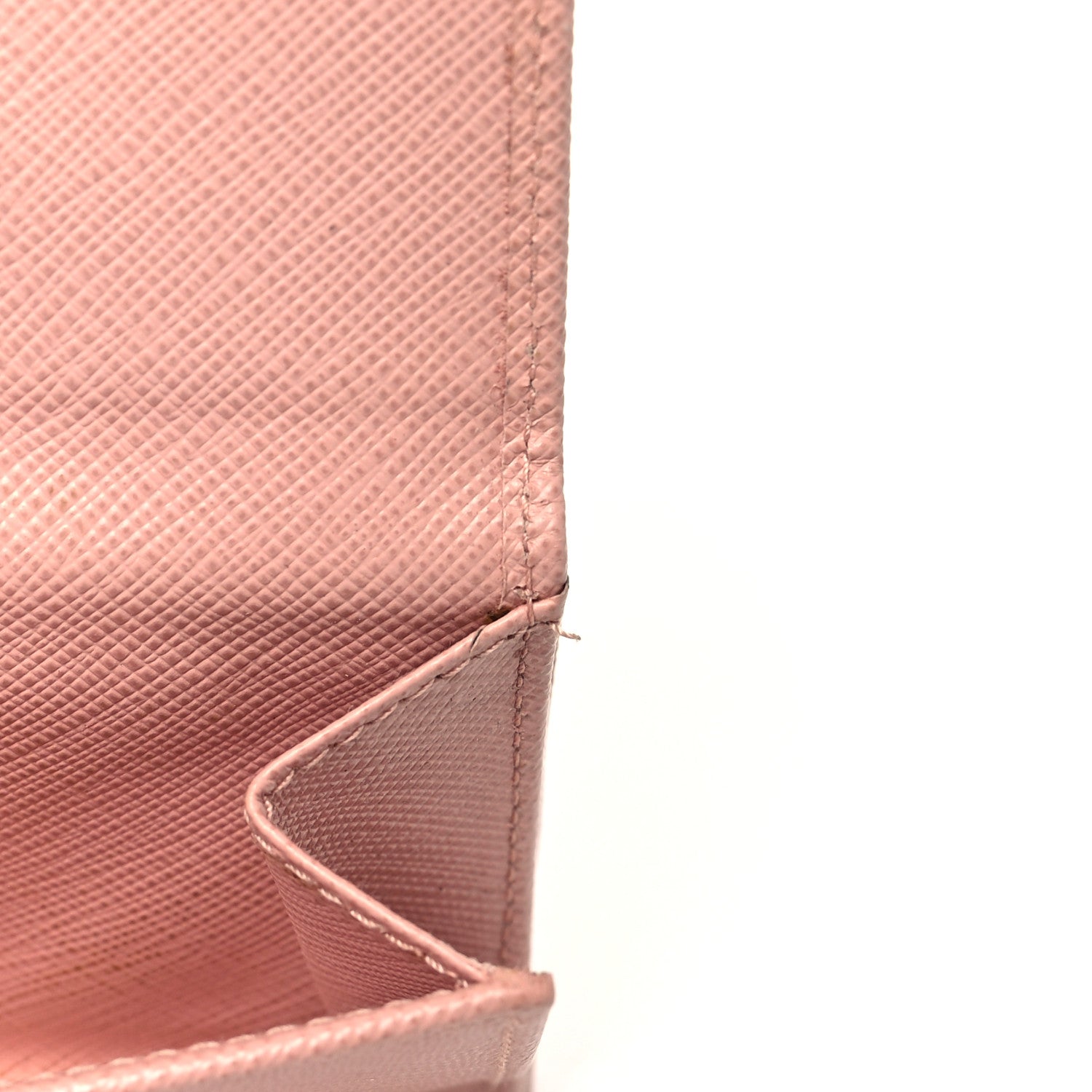 Prada Saffiano Tri-Fold Wallet Orchidea 8 of 8