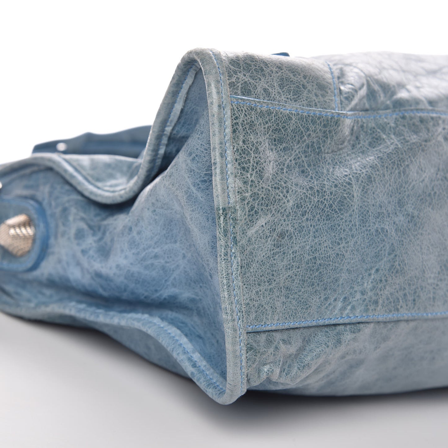 Agneau Giant 21 Silver Hardware City Turquoise