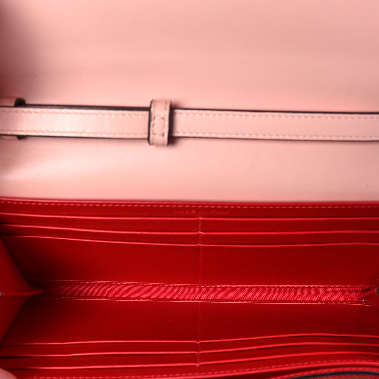 Christian Louboutin Calfskin Macaron Spiked Flap Wallet Mystic Pink 5 of 10