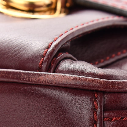 Marc Jacobs Calfskin Mercer Sofia Hobo Bag Merlot 8 of 10