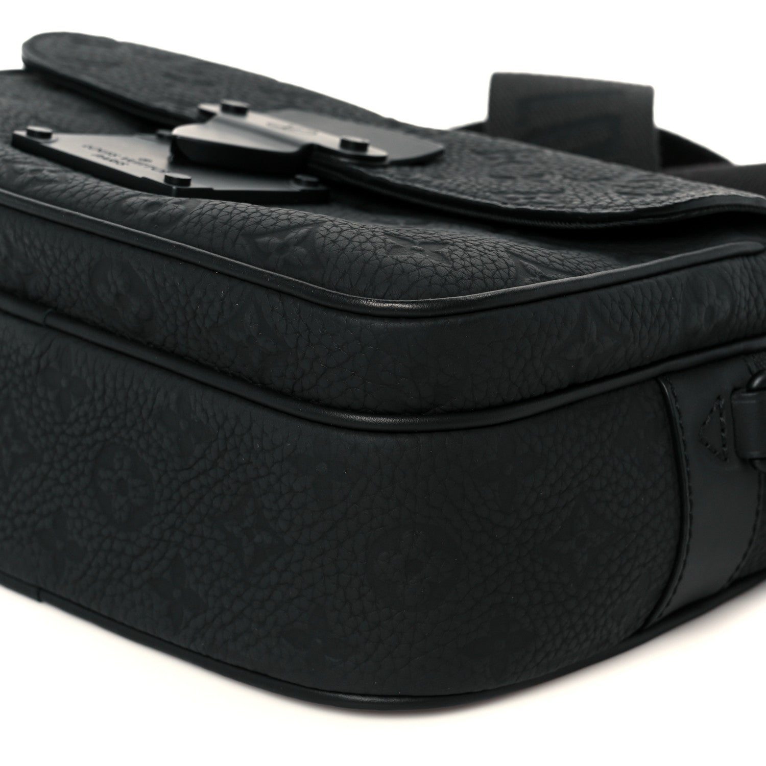Louis Vuitton Taurillon Monogram S Lock Messenger Black 10 of 10