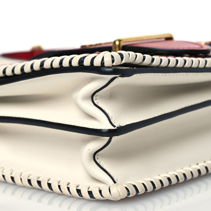 Prada City Calf Denim Cahier Bag Blue Fuoco 9 of 16