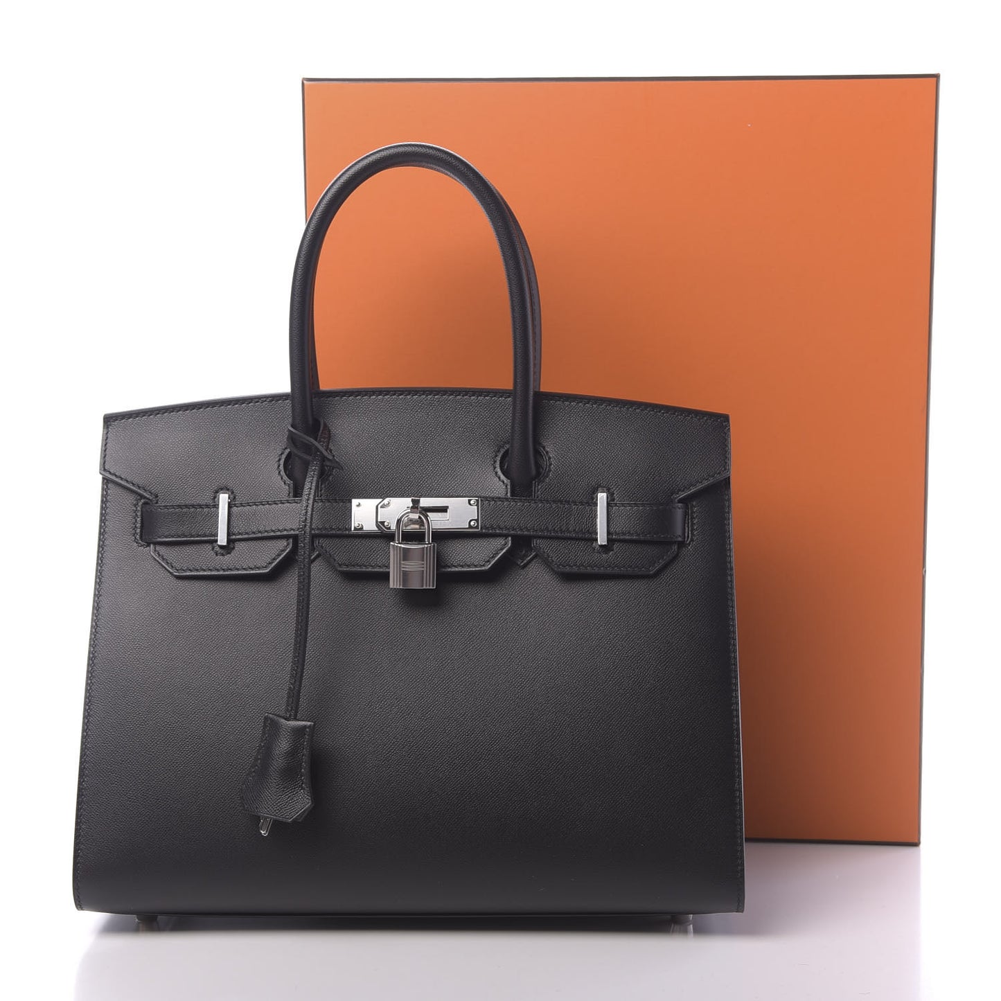 Madame Calfskin Birkin Sellier 30 Black