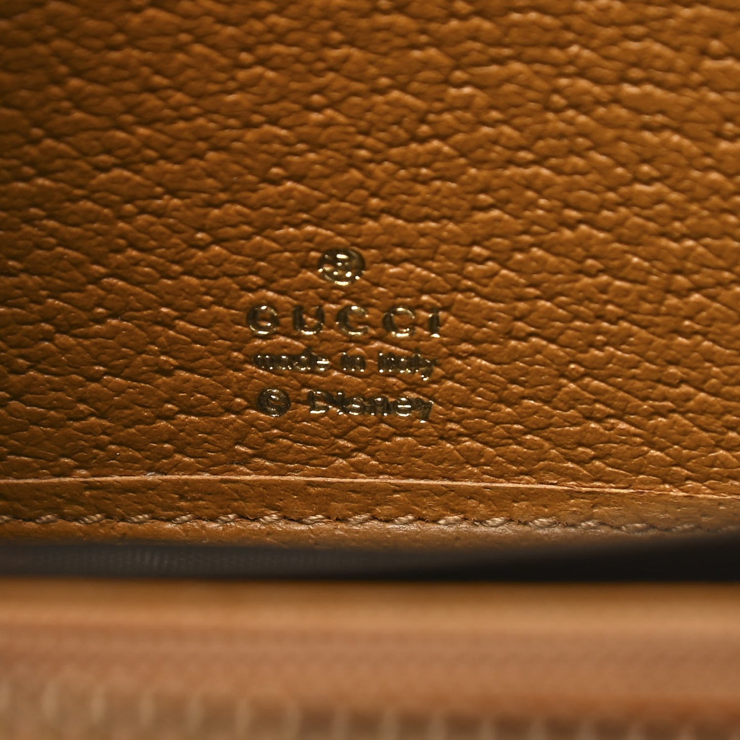 X DISNEY Mini Vintage GG Supreme Monogram Mickey Mouse Zip Around Wallet Beige Vintage Sun Oil