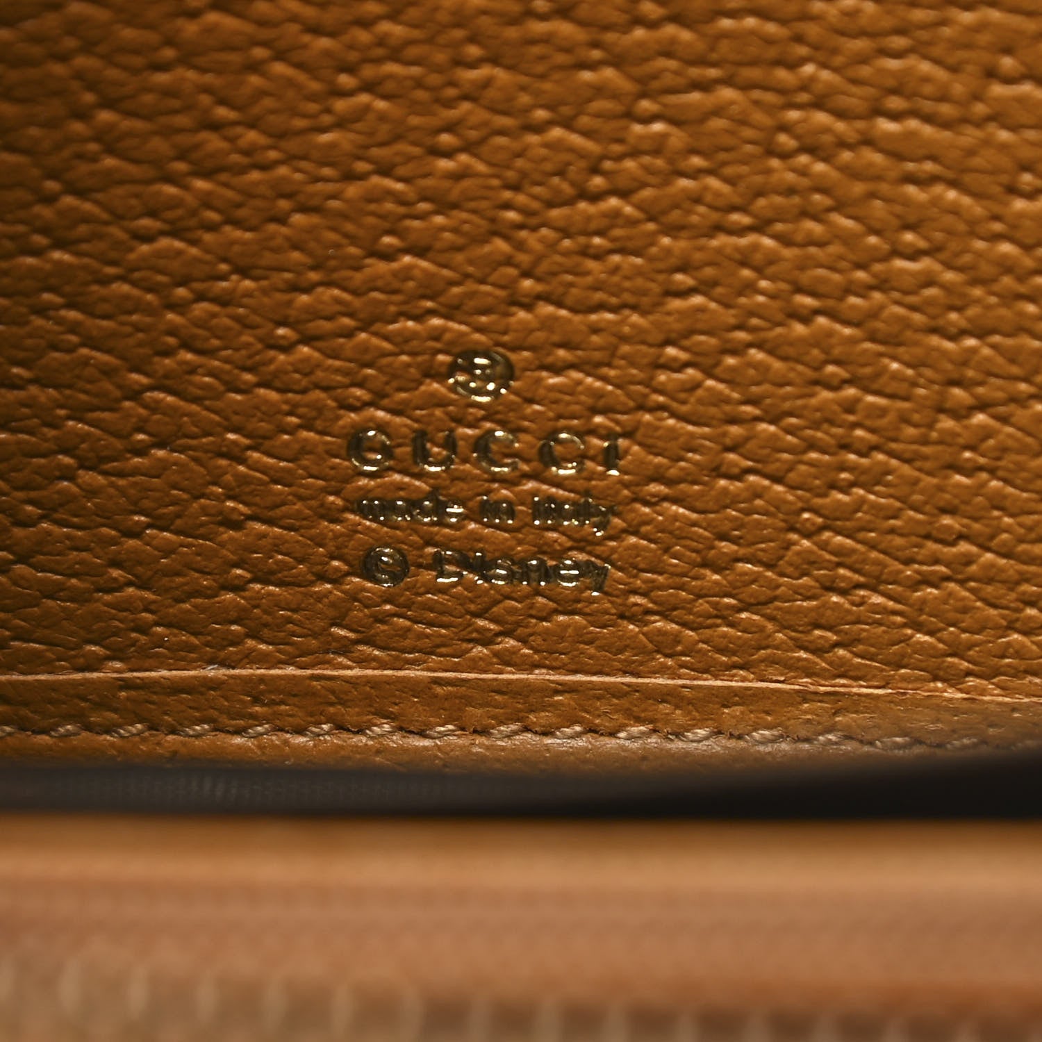Gucci X DISNEY Mini Vintage GG Supreme Monogram Mickey Mouse Zip Around Wallet Beige Vintage Sun Oil 6 of 9