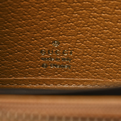 Gucci X DISNEY Mini Vintage GG Supreme Monogram Mickey Mouse Zip Around Wallet Beige Vintage Sun Oil 6 of 9
