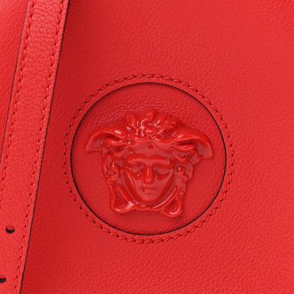 Versace Calfskin La Medusa Round Camera Bag Red 7 of 10