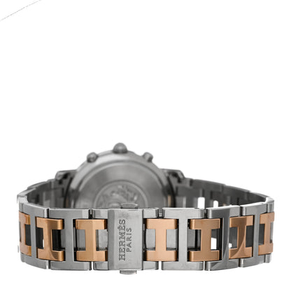 Hermes Stainless Steel 31mm Clipper Chronograph Quartz Watch 3 of 4