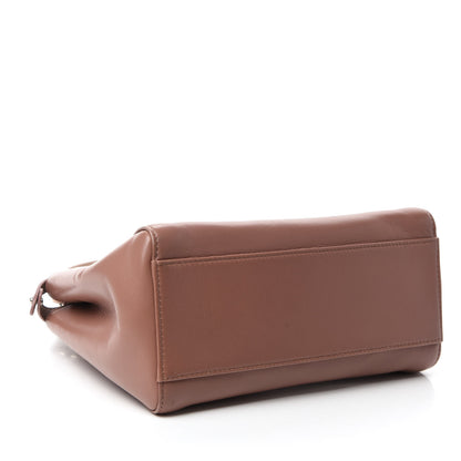 Fendi Nappa Colorblock Mini Peekaboo Iconic Satchel English Rose Plaster Oxigen 4 of 11