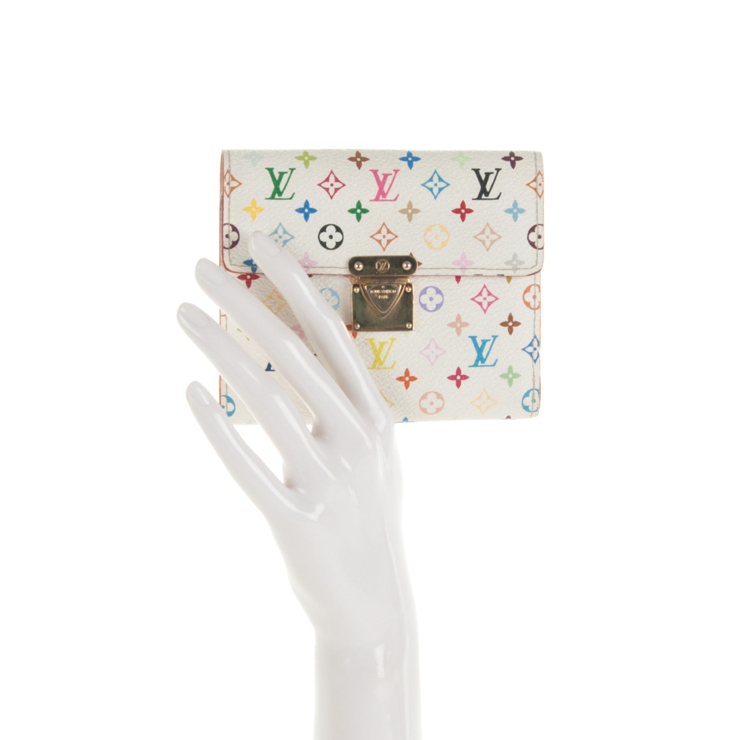 Louis Vuitton Monogram Multicolor Koala Wallet White 2 of 9