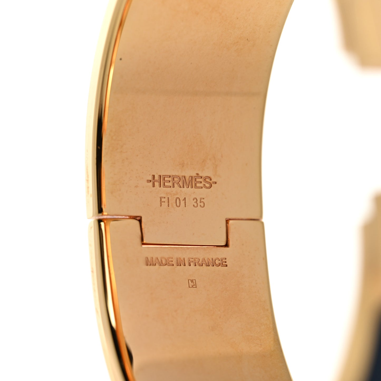 Enamel Wide Clic Clac H Bracelet PM Indigo