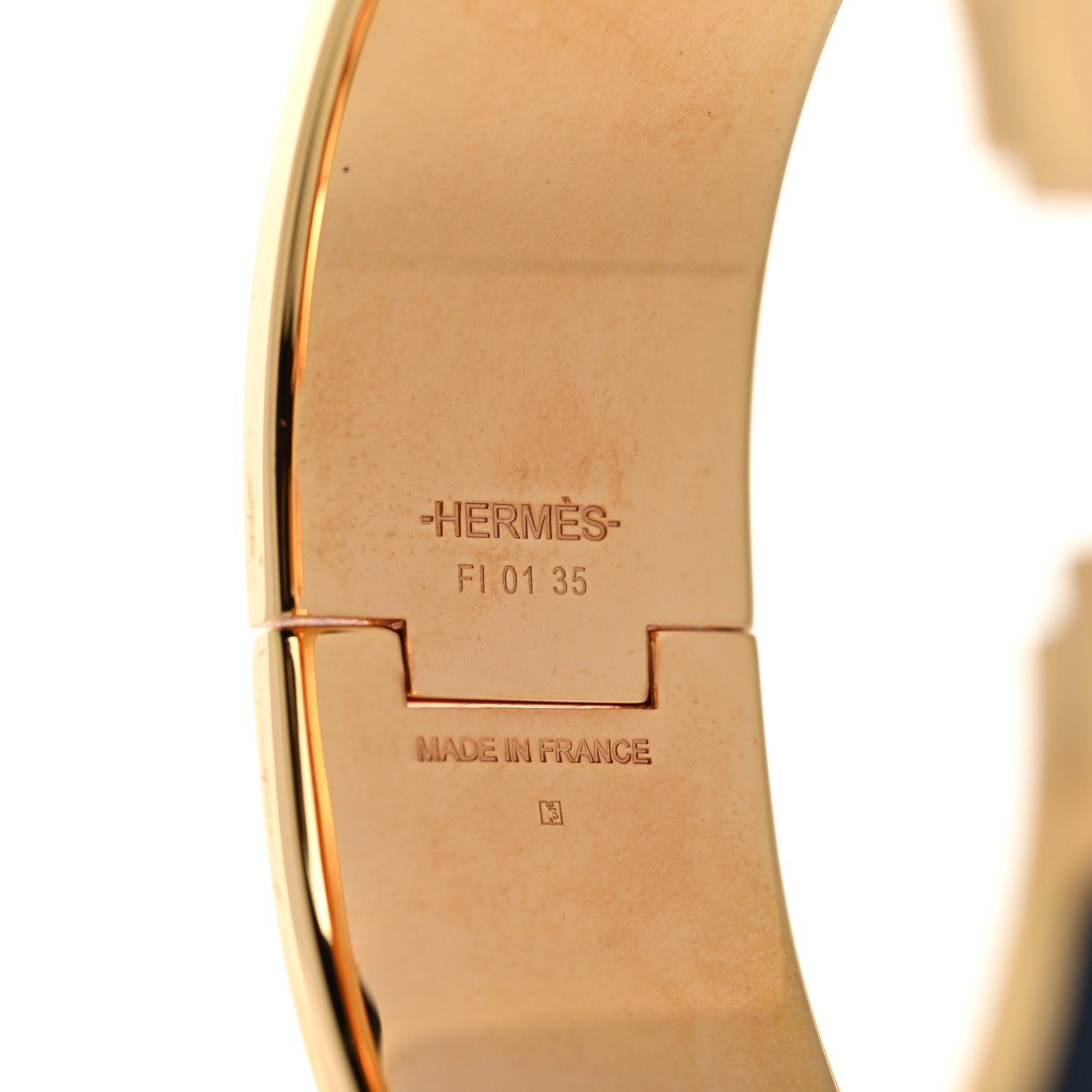 Hermes Enamel Wide Clic Clac H Bracelet PM Indigo 4 of 4